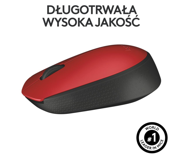 Mysz Logitech M171 wireless czerwona - 285735 - zdjęcie 10